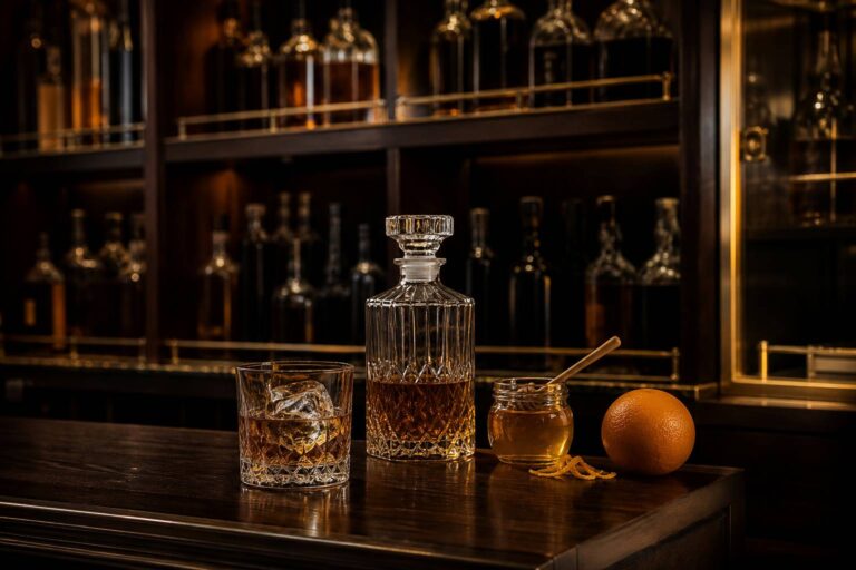 L&rsquo;Old Fashioned au Miel : Un Classique Revisité avec Douceur