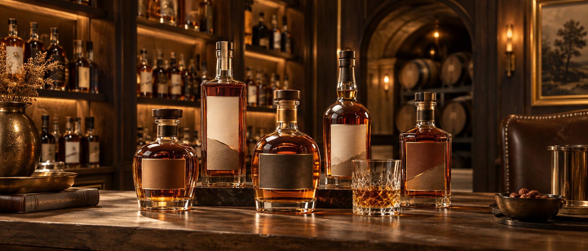 Illustration éditoriale du sujet : Les Meilleurs Bourbons à Moins de 50 $