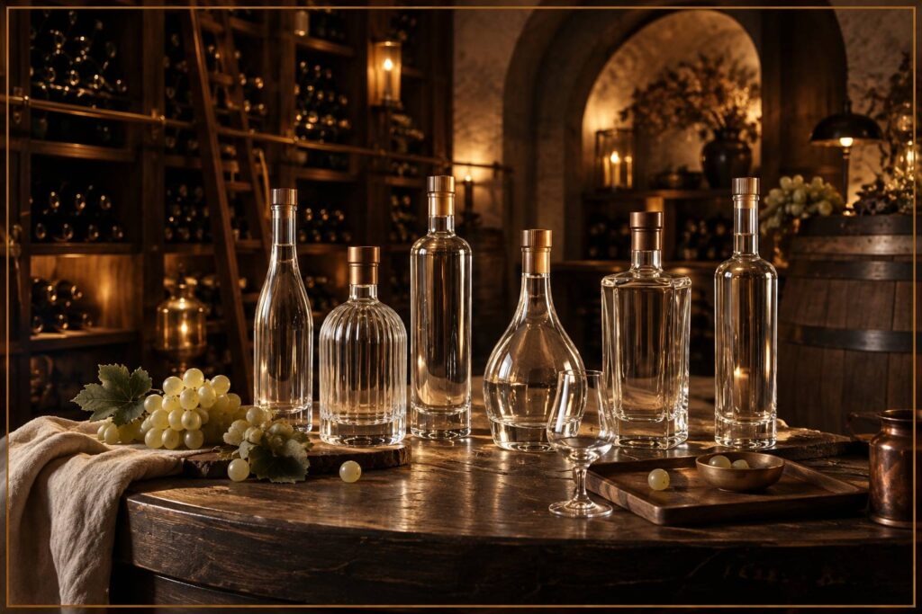 Illustration éditoriale du sujet : Résultats de recherche sur les vodkas au raisin
